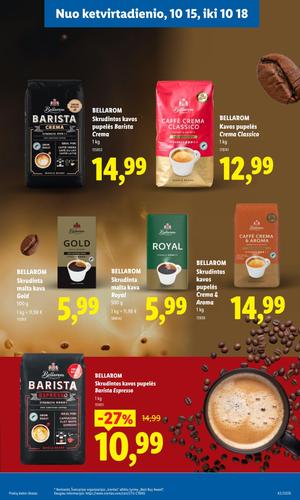 LIDL maisto akcijų leidinys nuo spalio 12 d.