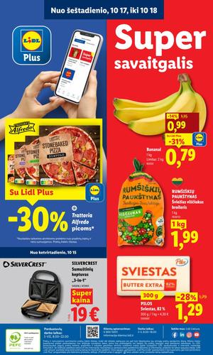 LIDL maisto akcijų leidinys nuo spalio 12 d.