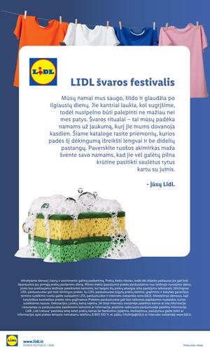 LIDL Švaros festivalis akcijų leidinys nuo kovo 19 d.