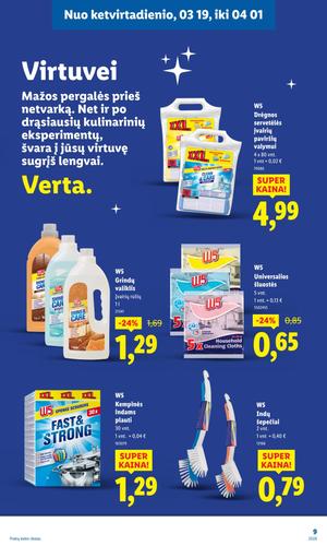 LIDL Švaros festivalis akcijų leidinys nuo kovo 19 d.