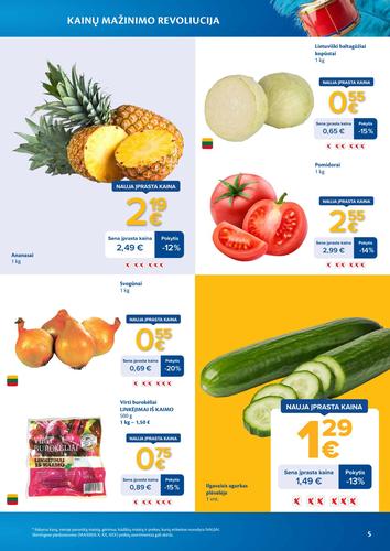 MAXIMA akcijų leidinys "Kainų mažinimo revoliucija" nuo kovo 3 d.