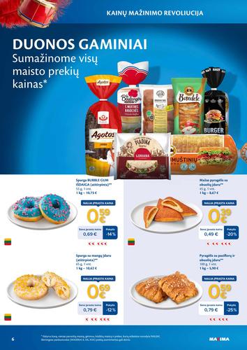 MAXIMA akcijų leidinys "Kainų mažinimo revoliucija" nuo kovo 3 d.