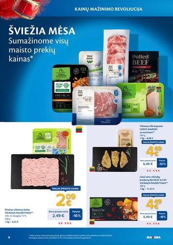 MAXIMA akcijų leidinys "Kainų mažinimo revoliucija" nuo kovo 3 d.