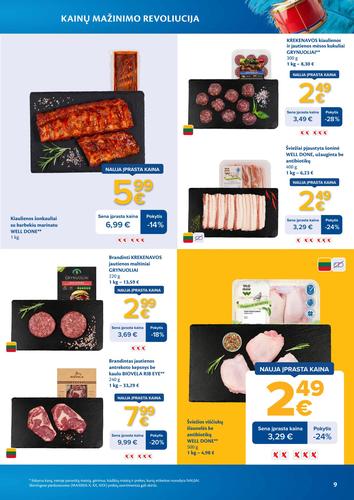 MAXIMA akcijų leidinys "Kainų mažinimo revoliucija" nuo kovo 3 d.