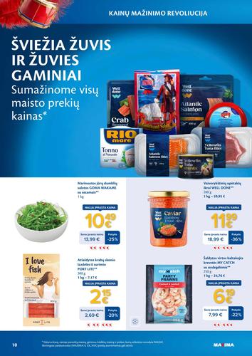 MAXIMA akcijų leidinys "Kainų mažinimo revoliucija" nuo kovo 3 d.