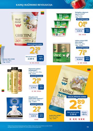 MAXIMA akcijų leidinys "Kainų mažinimo revoliucija" nuo kovo 3 d.