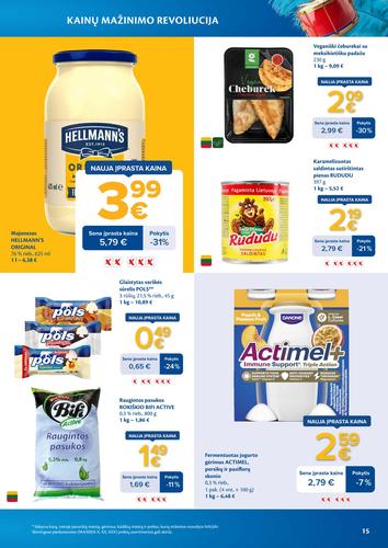 MAXIMA akcijų leidinys "Kainų mažinimo revoliucija" nuo kovo 3 d.