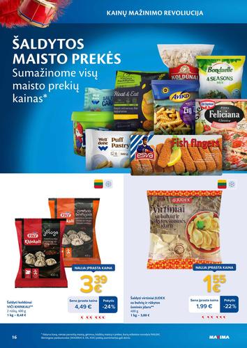 MAXIMA akcijų leidinys "Kainų mažinimo revoliucija" nuo kovo 3 d.