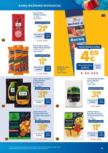 MAXIMA akcijų leidinys "Kainų mažinimo revoliucija" nuo kovo 3 d.