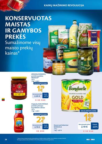 MAXIMA akcijų leidinys "Kainų mažinimo revoliucija" nuo kovo 3 d.