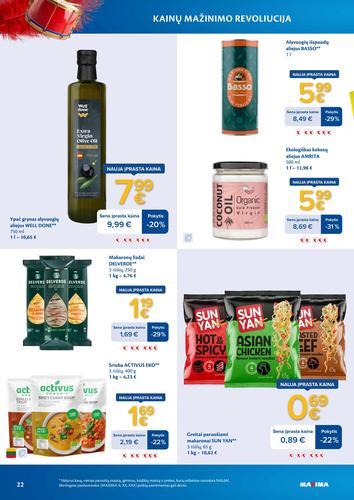 MAXIMA akcijų leidinys "Kainų mažinimo revoliucija" nuo kovo 3 d.