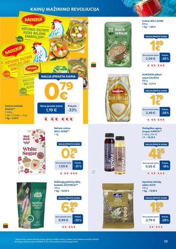 MAXIMA akcijų leidinys "Kainų mažinimo revoliucija" nuo kovo 3 d.