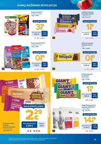 MAXIMA akcijų leidinys "Kainų mažinimo revoliucija" nuo kovo 3 d.