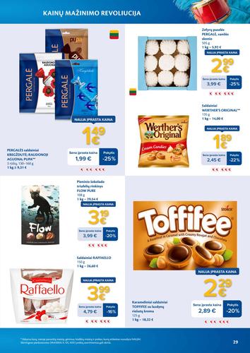 MAXIMA akcijų leidinys "Kainų mažinimo revoliucija" nuo kovo 3 d.