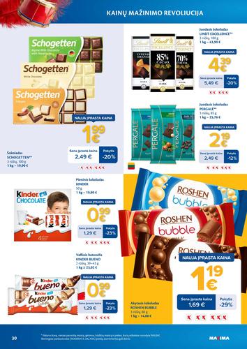 MAXIMA akcijų leidinys "Kainų mažinimo revoliucija" nuo kovo 3 d.