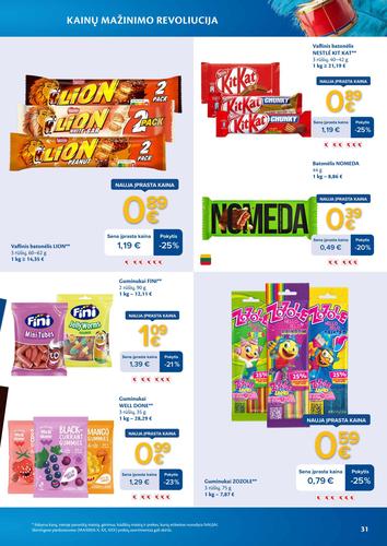 MAXIMA akcijų leidinys "Kainų mažinimo revoliucija" nuo kovo 3 d.