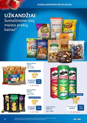 MAXIMA akcijų leidinys "Kainų mažinimo revoliucija" nuo kovo 3 d.
