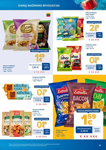 MAXIMA akcijų leidinys "Kainų mažinimo revoliucija" nuo kovo 3 d.