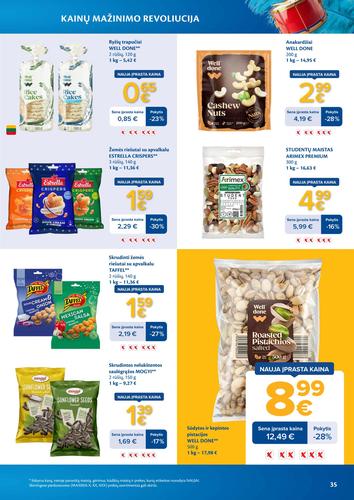 MAXIMA akcijų leidinys "Kainų mažinimo revoliucija" nuo kovo 3 d.