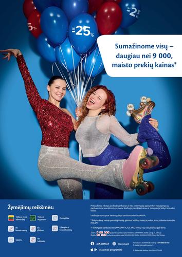 MAXIMA akcijų leidinys "Kainų mažinimo revoliucija" nuo kovo 3 d.