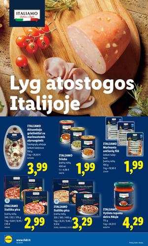 LIDL maisto akcijų leidinys nuo balandžio 6 d.