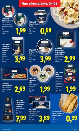 LIDL maisto akcijų leidinys nuo balandžio 6 d.