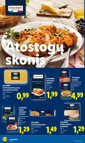LIDL maisto akcijų leidinys nuo balandžio 6 d.