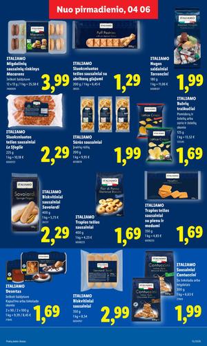 LIDL maisto akcijų leidinys nuo balandžio 6 d.