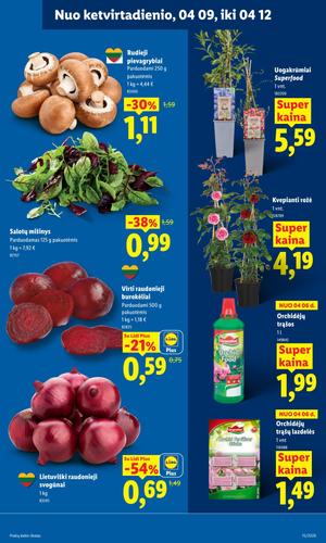 LIDL maisto akcijų leidinys nuo balandžio 6 d.