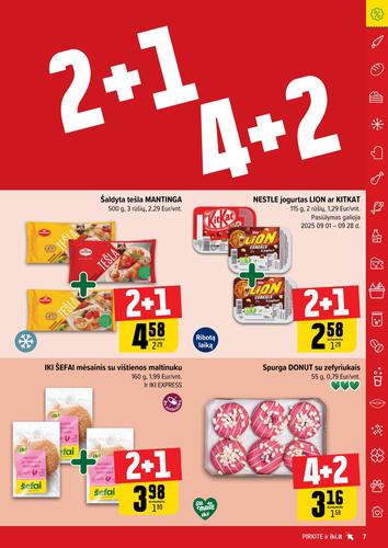 IKI akcijų leidinys "Daugiau yra pigiau Nr. 36" nuo rugsėjo 1 d.