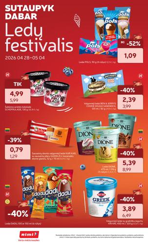 RIMI akcijų leidinys Nr. 18 nuo balandžio 28 d.