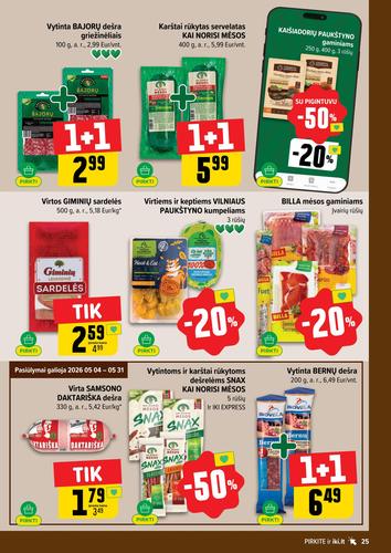 IKI akcijų leidinys Nr. 20 nuo gegužės 11 d.