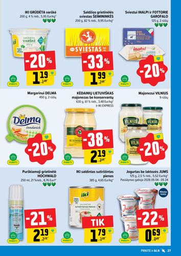 IKI akcijų leidinys Nr. 20 nuo gegužės 11 d.