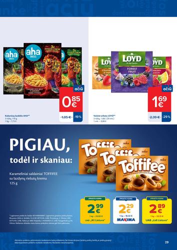 MAXIMA akcijų leidinys Nr. 26 nuo birželio 23 d.