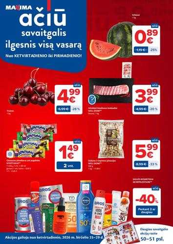 MAXIMA akcijų leidinys Nr. 26 nuo birželio 23 d.
