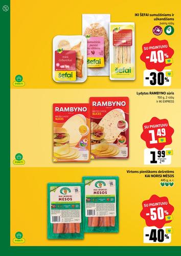 IKI akcijų leidinys "PIGINTUVO pasiūlymai Nr. 30" nuo liepos 21 d.