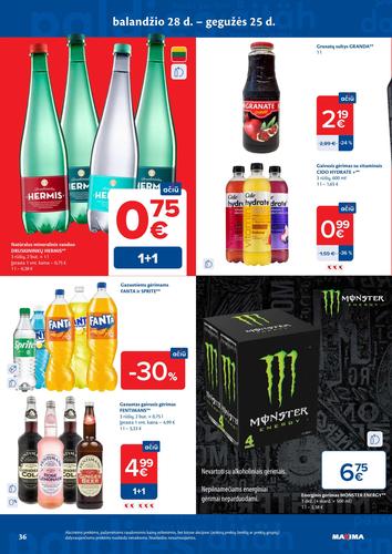 MAXIMA akcijų leidinys "AČIŪ savaitinis  Nr. 20" nuo gegužės 12 d.