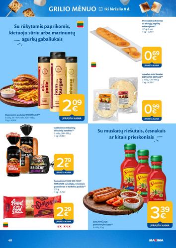 MAXIMA akcijų leidinys "AČIŪ savaitinis  Nr. 20" nuo gegužės 12 d.