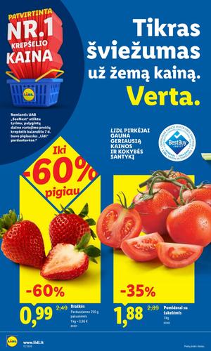 LIDL maisto akcijų leidinys nuo balandžio 20 d.
