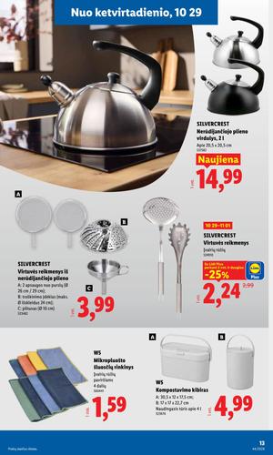 LIDL ne maisto prekių leidinys nuo spalio 26 d.