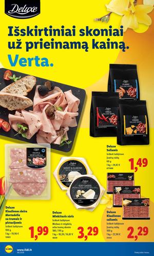 LIDL maisto akcijų leidinys nuo vasario 16 d.
