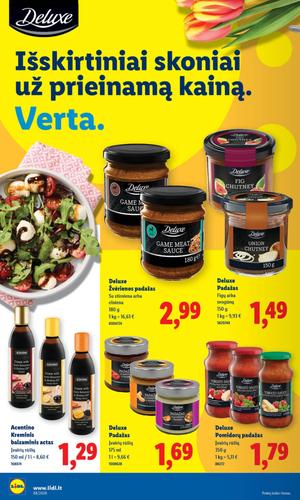 LIDL maisto akcijų leidinys nuo vasario 16 d.