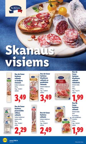 LIDL maisto akcijų leidinys nuo vasario 16 d.