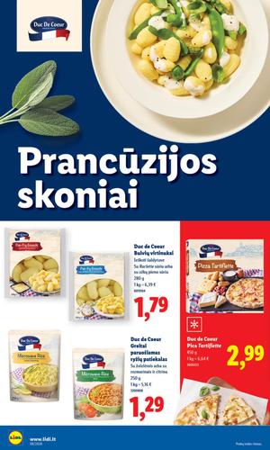 LIDL maisto akcijų leidinys nuo vasario 16 d.
