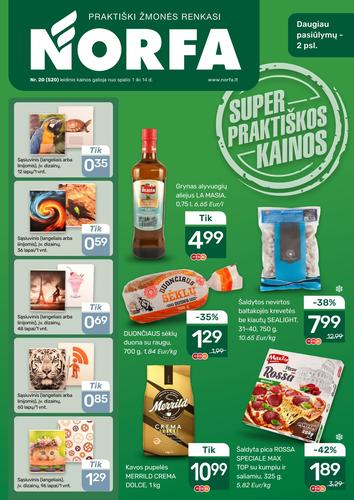 NORFA akcijų leidinys Nr. 20 nuo spalio 1 d.