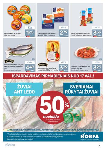 NORFA akcijų leidinys Nr. 20 nuo spalio 1 d.