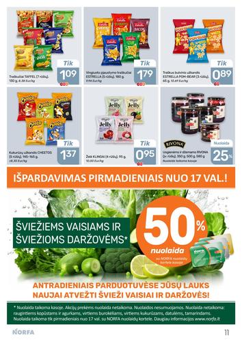 NORFA akcijų leidinys Nr. 20 nuo spalio 1 d.