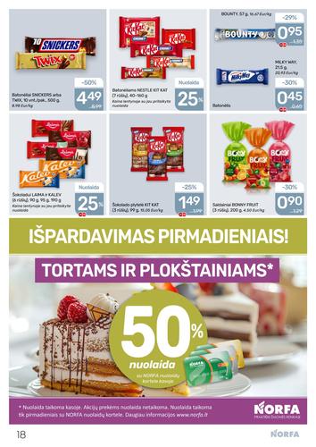 NORFA akcijų leidinys Nr. 20 nuo spalio 1 d.
