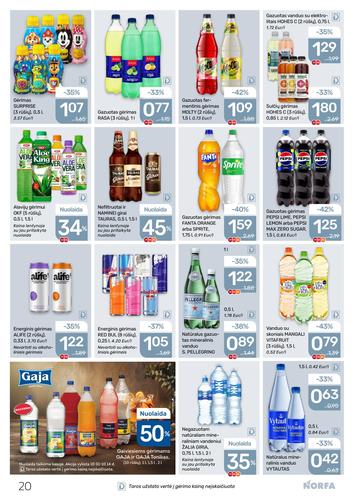 NORFA akcijų leidinys Nr. 20 nuo spalio 1 d.
