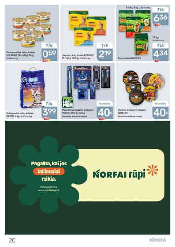 NORFA akcijų leidinys Nr. 20 nuo spalio 1 d.